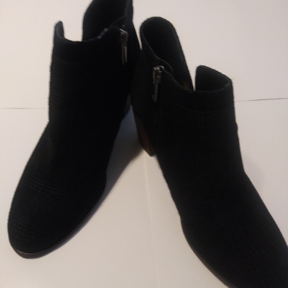 Lucky brand suede leather booties